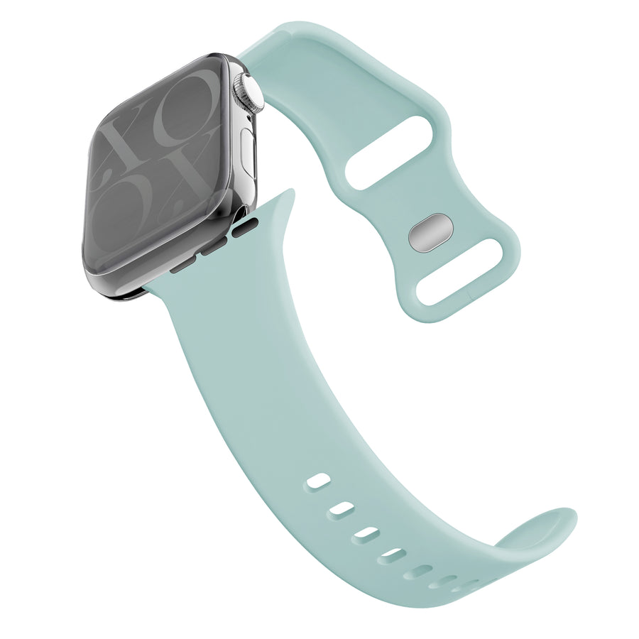 Apple Watch silicone strap mint