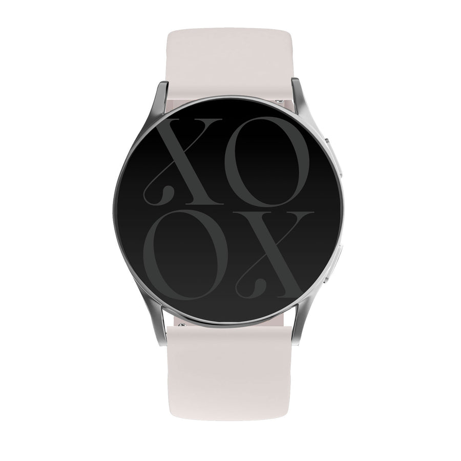 xoxo Wildhearts - Samsung Galaxy Watch 5 44mm siliconen bandje (beige)