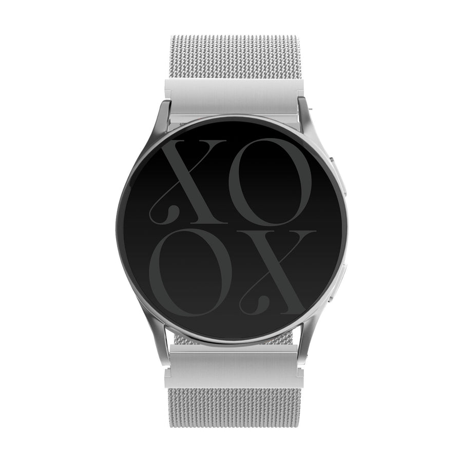 xoxo Wildhearts - Samsung Galaxy Watch 1 46mm milanees bandje (zilver)