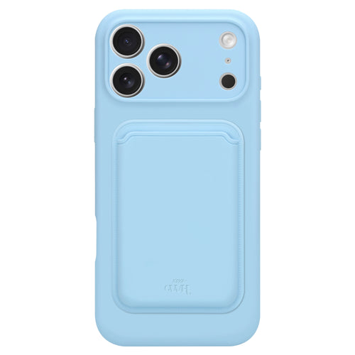 Silicone case with MagSafe Wallet (Blue) - iPhone 17 Pro Max