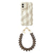 Bubbly case Cloud Dancer - Funky Hearts Cord (Leopard) - iPhone 11