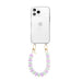 Funky Hearts (Purple & Green Metallic) Transparant Cord Case - iPhone 12 Pro