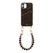 Glaze Cord Case - Sweetheart Brown & Pearls - iPhone 11