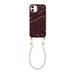 Glaze Cord Case - Burgundy Pearl (short) - iPhone 11