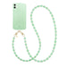 Glossy Wavy Case Sage Sorbet - Ocean Mint Cord (long) - iPhone 11