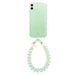 Glossy Wavy Case Sage Sorbet - Funky Hearts Cord - iPhone 11