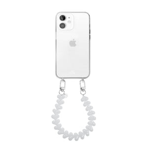 xoxo Wildhearts iPhone 11 - Funky Hearts (White) Transparant Cord Case