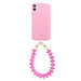 Glossy Wavy Case Bubble Blush - Funky Hearts Cord - iPhone 11