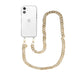 iPhone 11 - Cream Latte Transparant Cord Case - Long Cord