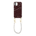 Burgundy Glaze Cord Case - Pearlfection (short) - iPhone 11