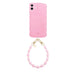 Glossy Wavy Case Bubble Blush - Ocean Cord (short) - iPhone 12