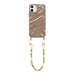 Taupe Glaze Cord Case - Shell Hearts Olives (short) - iPhone 11