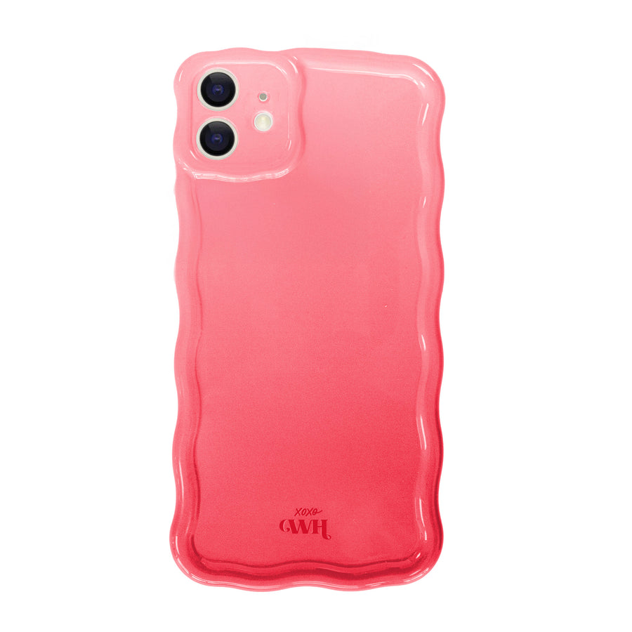 Glossy Wavy Case Watermelon Sugar - iPhone 12