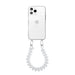 iPhone 11 Pro - Funky Hearts (White) Transparant Cord Case