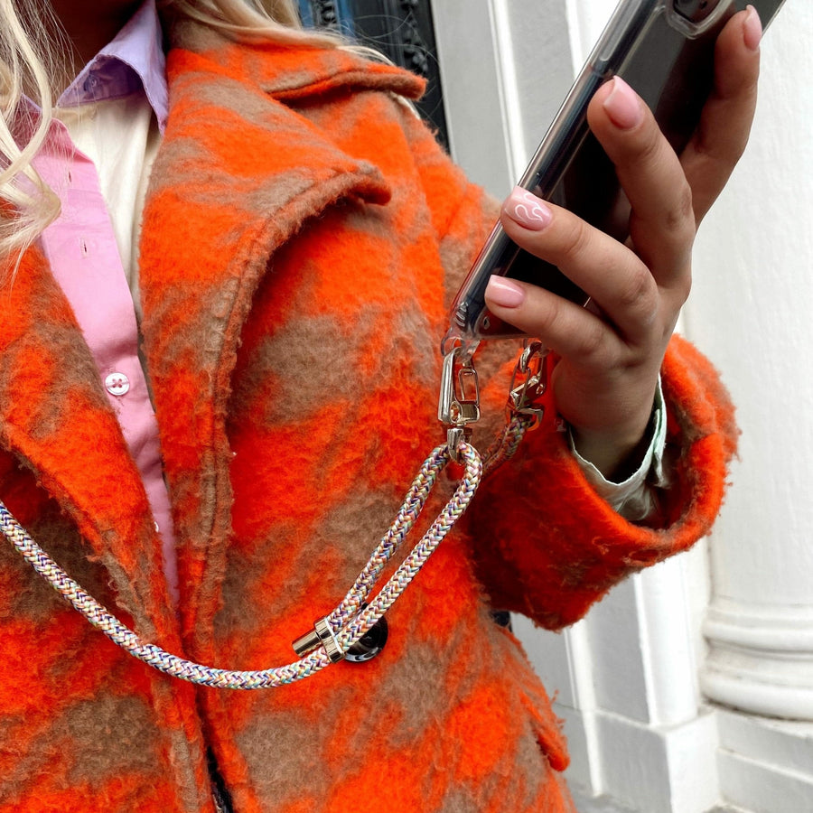 xoxo Wildhearts - iPhone 12 Pro - Phone Cord Case (no cord) Transparant Case