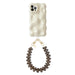 Bubbly case Cloud Dancer - Funky Hearts Cord (Leopard) - iPhone 12 Pro
