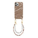 Glaze Cord Case - Soft Taupe & Pearls - iPhone 12 Pro