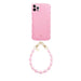 Glossy Wavy Case Bubble Blush - Ocean Cord (short) - iPhone 12 Pro
