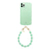 Glossy Wavy Case Sage Sorbet - Ocean Mint Cord (short) - iPhone 12 Pro