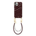 iPhone 12 Pro - Glaze Cord Case - Burgundy Muse & Pearls