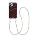 Burgundy Glaze Cord Case - Pearlfection (long) - iPhone 12 Pro