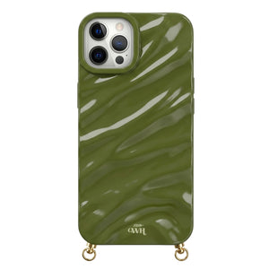 xoxo Wildhearts iPhone 12 Pro - Glaze Cord Case (no cord) - Green