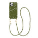 Glaze Cord Case - Deep Olives (long) - iPhone 12 Pro Max