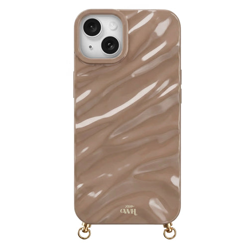 xoxo Wildhearts iPhone 13 - Glaze Cord Case (no cord) - Taupe