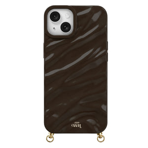 xoxo Wildhearts iPhone 13 - Glaze Cord Case (no cord) - Brown