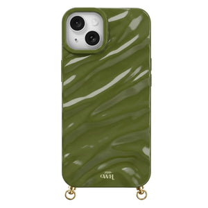 xoxo Wildhearts iPhone 13 - Glaze Cord Case (no cord) - Green