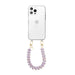 Funky Hearts (Purple Metallic) Transparant Cord Case