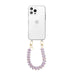 iPhone 15 Pro - Funky Hearts (Purple Metallic) Transparant Cord Case