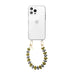 iPhone 16 Pro - Funky Hearts (Gold & Silver) Transparant Cord Case