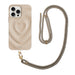 Biggest Love Creme Cord Case - iPhone 15 Pro