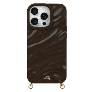 xoxo Wildhearts iPhone 13 Pro - Glaze Cord Case (no cord) - Brown