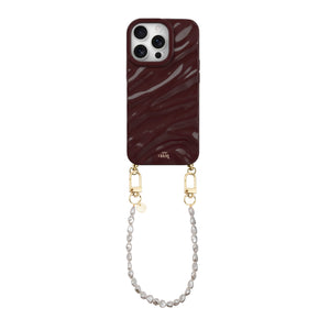 Burgundy Glaze Cord Case - Pearlfection (short)