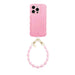 Glossy Wavy Case Bubble Blush - Ocean Cord (short) - iPhone 13 Pro Max