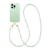 Glossy Wavy Case Sage Sorbet - Dusty Green Cord (long) - iPhone 13 Pro