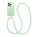 Glossy Wavy Case Sage Sorbet - Ocean Mint Cord (long) - iPhone 15 Pro