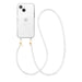 Dusty White (long) Transparant Cord Case - iPhone 13