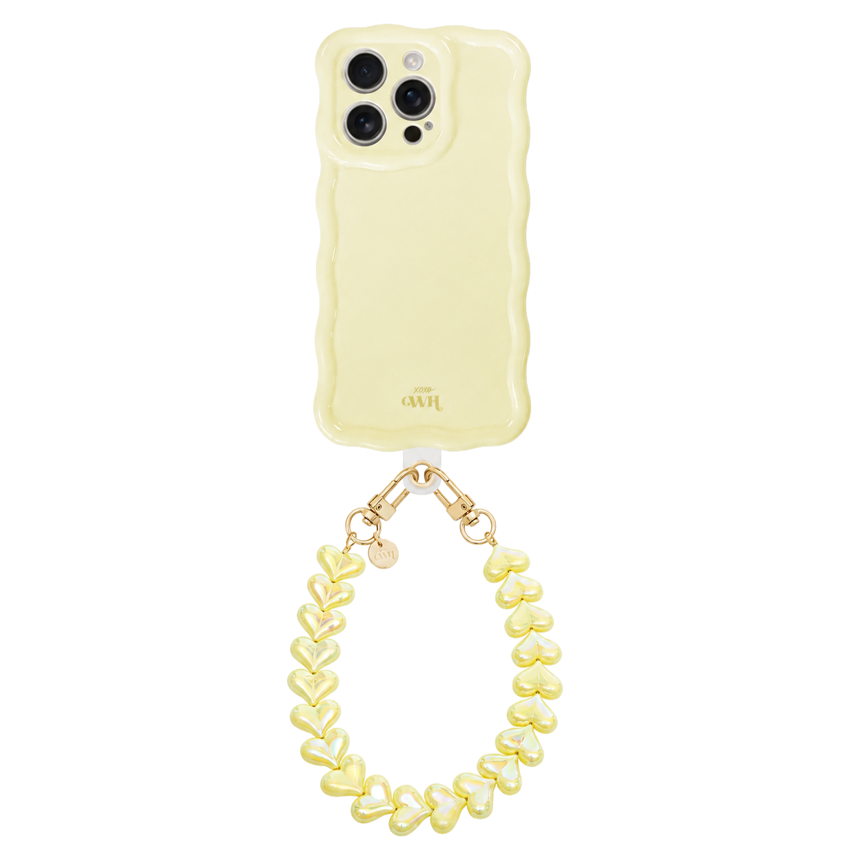 Glossy Wavy Case Buttercup - Funky Hearts Cord