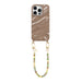 Taupe Glaze Cord Case - Shell Hearts Olives (short)