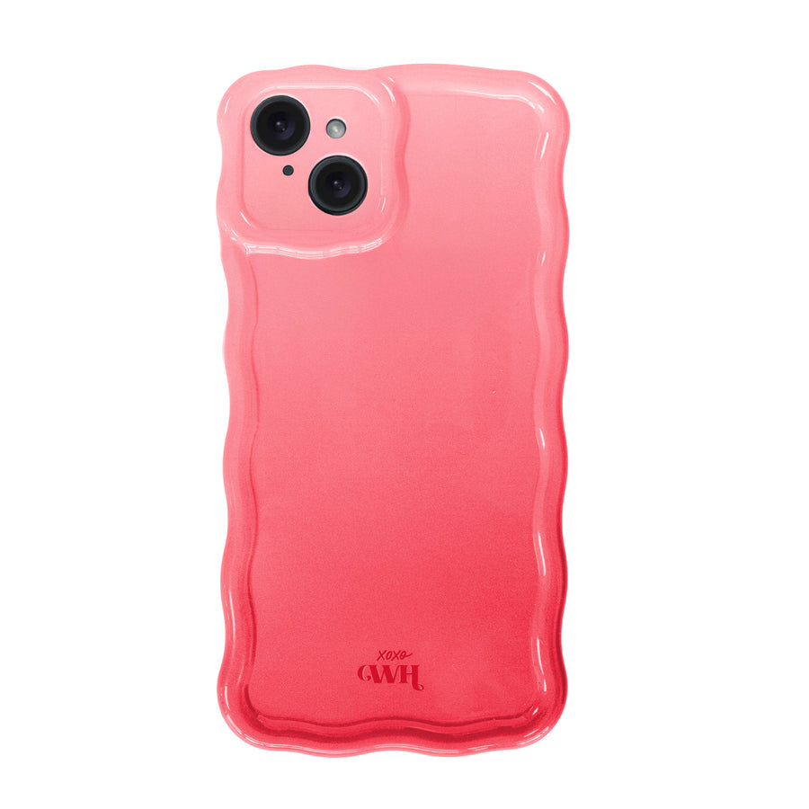 Glossy Wavy Case Watermelon Sugar - iPhone 14 Plus