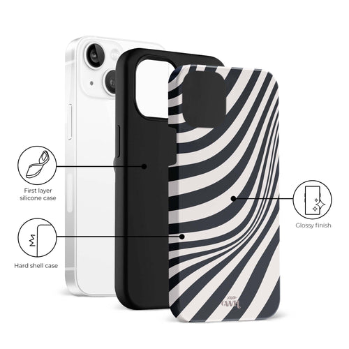 xoxo Wildhearts Optical Illusion - iPhone 15