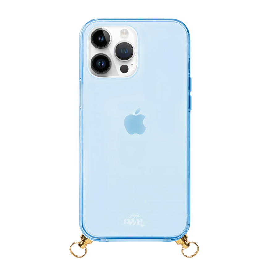 xoxo Wildhearts - Cord Case Blue - iPhone 15 Pro Max
