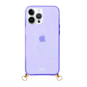 xoxo Wildhearts - Cord Case Purple - iPhone 15 Pro