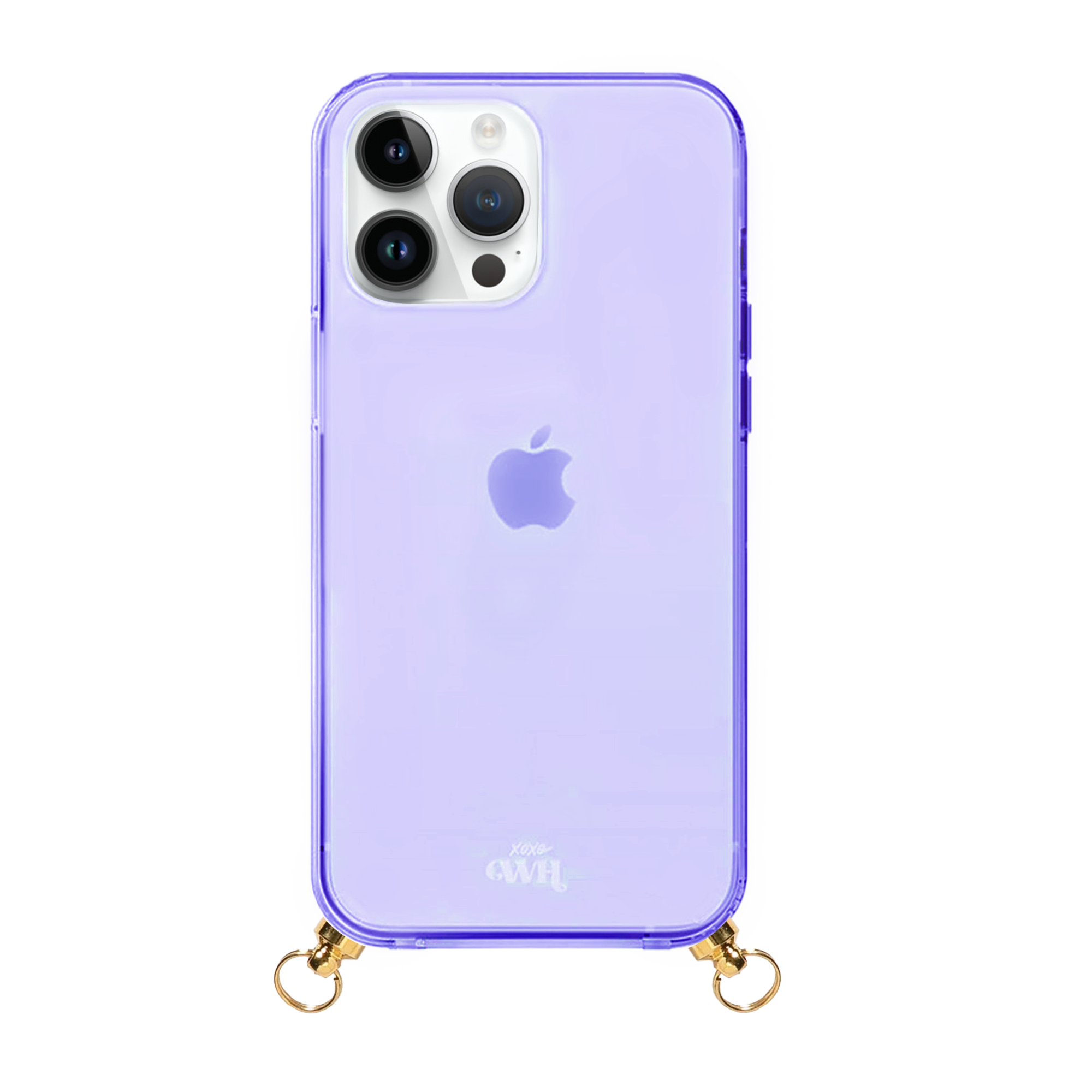 xoxo Wildhearts - Cord Case Purple - iPhone 14 Pro