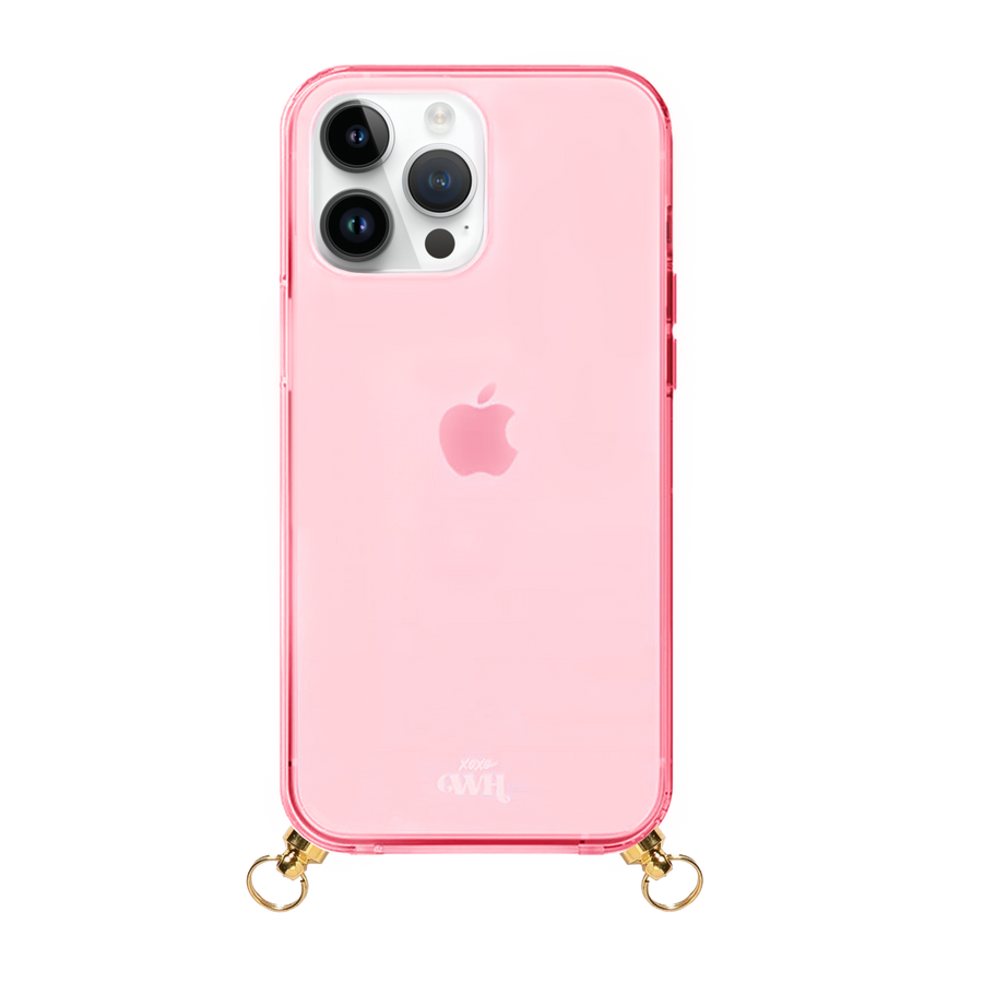 xoxo Wildhearts - Cord Case Pink - iPhone 14 Pro