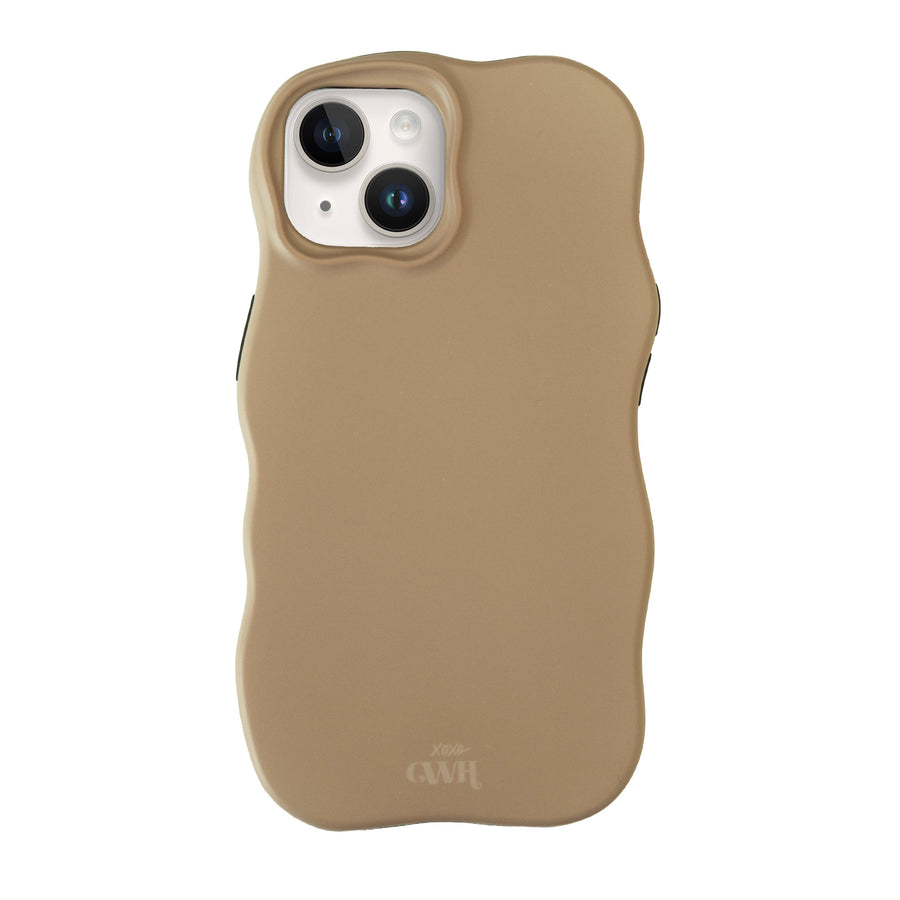 Wavy Case Brown - iPhone 15