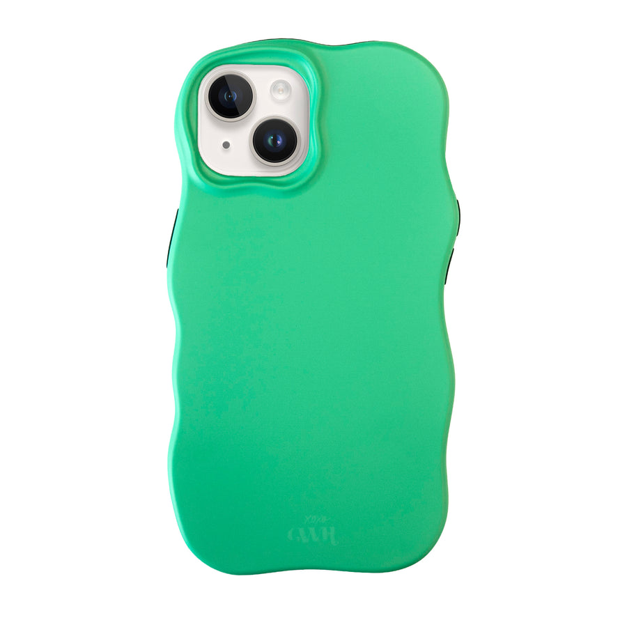 Wavy Case Green - iPhone 15